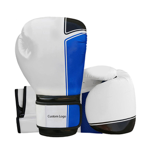 Gants de boxe en cuir de vachette véritable, tailles 8oz à 16oz, fabriqués en cuir synthétique PU de haute qualité pour le kick-boxing - Product Image 2