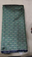 Tissu en soie brocart métallique écologique sur mesure, couleurs pastel assorties, motifs indiens, pour literie et coussins