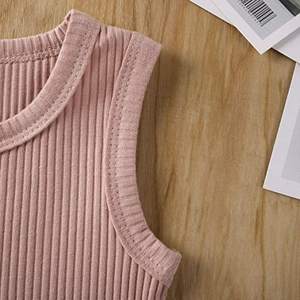 เสื้อกั๊กผ้าฝ้ายออแกนิกสำหรับทุกเพศ0-3เดือนผ้าถักดีไซน์แบบลำลองใส่นอน12เดือนเด็กทารกอายุกลุ่มฤดูใบไม้ผลิ - Product Image 5