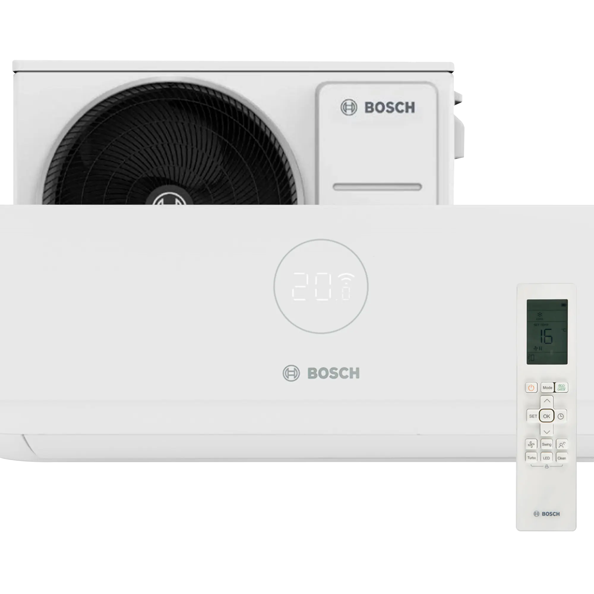 BOSCH สภาพภูมิอากาศ CL3000i-Set 35เราเครื่องปรับอากาศเย็น/ทำความร้อน R32สารทำความเย็น