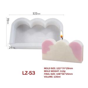 Moldes artesanales de <span class=keywords><strong>silicona</strong></span> para hacer jabón, moldes de aromaterapia para velas de Navidad, DIY - Product Image 5