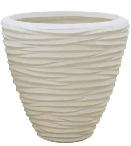 [Leo Nguyen Le] - Wholesaling Indoor Pottery - Home <b>Garden</b> Flowers Planters - Polystone Medium - Indoor Planter Pots - Product Image 1