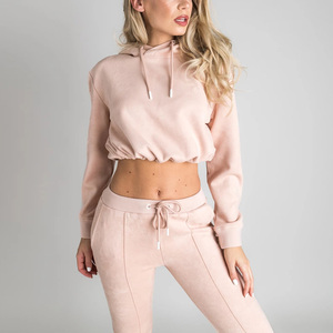 Custom Fashion Tracksuit for Ladies Latest Design Plain <b>Jogging</b> Sets Two Piece Sweat Suits Women <b>Jogging</b> Wear - Product Image 6