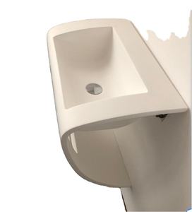 Material de superficie sólida capa de <span class=keywords><strong>Gel</strong></span> fregadero de <span class=keywords><strong>encimera</strong></span> redondo de resina Precio de lavabo de lavado a mano, fregadero de lavado, lavabo de lavado de mesa - Product Image 1