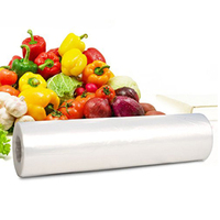 Sacs à légumes biodégradables transparents de qualité alimentaire en gros, avec soufflet latéral, sur rouleau, pour l'emballage de sushis, marque HANPAK, Vietnam