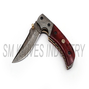 Couteau de poche pliant damas, nouveau couteau de poche personnalisé fait à la main (smk1258), - Product Image 4