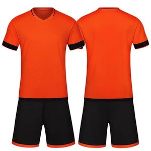 Custom Make Full Sublimation Full Sleeves Soccer Uniform Training Soccer Jersey And Short Red And White Soccer Uniform <b>Set</b> - Product Image 5