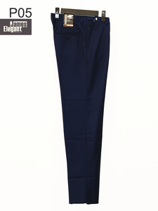 Pantalones rectos para hombre, diseño elegante, 2020 algodón, color negro, 100% - Product Image 2