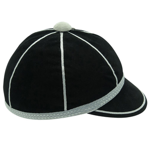 Casquette de cérémonie ajustable en velours rayé personnalisée, fabricant OEM pour les cérémonies, événements, écoles, fournisseurs d'uniformes en gros - Product Image 3
