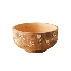 Ensaladera de madera de diseño tradicional, cuenco de sopa hecho a mano de calidad Superior, cuenco de madera nuevo con estilo clásico para servir - Product Image 3