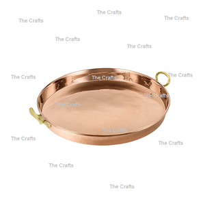 Plateau de service en cuivre au design attrayant avec plateau de collations de restaurant de qualité supérieure - Product Image 5
