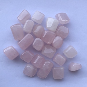 หินควอตซ์ธรรมชาติสีชมพูขนาด20มม. 30มม. นักเก็ตหินขัดแบบไม่เจาะขายส่งราคาโรงงานออนไลน์ - Product Image 4