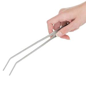 Professional High Quality Stainless Steel Long <b>Rang</b> Aquarium Tweezers With Custom Logo and Custom Packing Aquarium Tweezers - Product Image 1