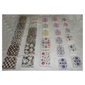 Boîte cadeau de haute qualité en marbre et en bois - Product Image 1