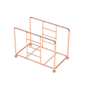 Porte-serviettes violet antique Grand porte-mouchoirs en acier inoxydable Solution de stockage de table élégante pour la maison et les ustensiles de cuisine - Product Image 6