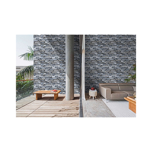 Carreaux muraux de salle de bain en porcelaine numérique 300x600mm, design rustique, antidérapants, antibactériens, pour usage hôtelier - Product Image 1
