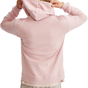 2021 Custom bulk design logo blank fleece fitness men casual pink color pure cotton fleece as per customer demand. - Product Image 5