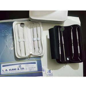 Juego de 5 herramientas profesionales de limpieza de dientes, Kit de higiene Dental, púas de acero inoxidable, removedor de cuidado bucal, escalador Dental de sarro de placa - Product Image 6