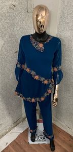 การออกแบบเสื้อเสื้อแขนกระดิ่งและเสื้อ Faux Georgette,แบบเย็บครบ - Product Image 3