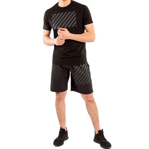 Pantalones cortos deportivos para hombre de verano personalizados de alta calidad para deportes, entrenamiento para correr y trotar, ropa deportiva informal con patrón sólido - Product Image 1