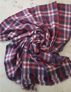 Écharpe en viscose teinte en fil de haute qualité pour l'été, douce, élégante, service de logo personnalisé, longueur sur mesure pour femme - Product Image 1