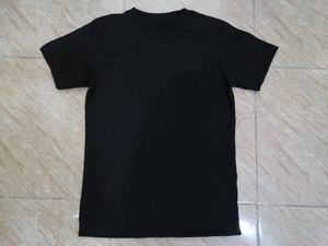 Promotion du fabricant T-shirt à col rond en tissu tricoté noir impression par sublimation couleur vente en gros - Product Image 5