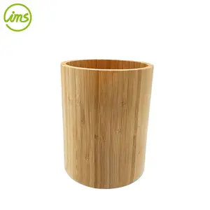 Large Bamboo Silverware Kitchen Utensil Holder