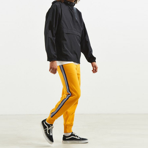 กางเกงวิ่งขนแกะลายทางผู้ชาย,กางเกงขายาวสีเหลืองออกแบบมาใหม่ - Product Image 4