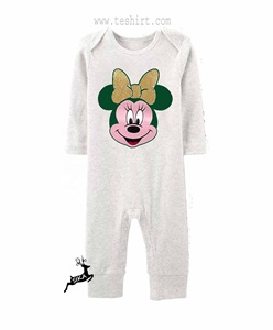 Mono personalizado con estampado de dibujos animados para bebé, Pelele de bebé, ropa para niño, peleles lisos de tirupur, OEM, fábrica directa - Product Image 2