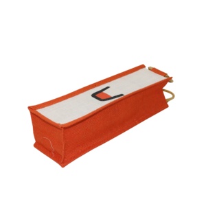 Biểu tượng tùy chỉnh in PP nhiều lớp đay Một chai rượu vang túi với mía xử lý số lượng lớn đóng gói cho quảng cáo khuyến mãi - Product Image 5