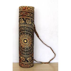 Sac de Fitness en tissu avec Logo personnalisé, tapis de voyage en toile pour Yoga et Sport, fait à la main, imprimé - Product Image 5