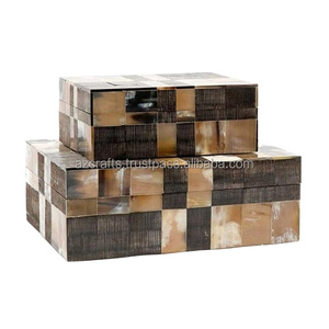 Handmade Recycled Wood <b>Storage</b> Boxes for Necklaces and Paper <b>Rings</b> Quality Custom Logo Minimum Order 100pcs Per Carton - Product Image 1