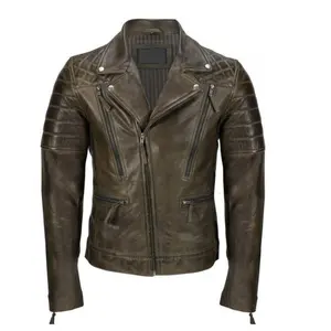 Motorcycle Fashion Jacket Biker Style With Leather Wool Body Coats High Street Mens Jackets from pakistan