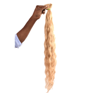 Extensiones de cabello humano virgen alineado con cutícula rubia 613 de 40 pulgadas al por mayor mechones de cabello virgen de alta calidad de 613 colores - Product Image 4