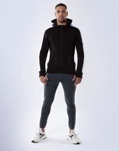 Sudadera con capucha de algodón para hombre, con cremallera, 100% algodón - Product Image 6