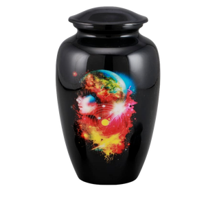 Imagen clásica de águila azul, urnas de cremación de Metal conmemorativas, latón/aluminio, para adultos, estilo americano/europeo - Product Image 4