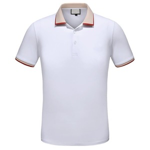 T-shirts polo imprimés avec logo personnalisé pour hommes, coton de haute qualité, sublimation, coupe surdimensionnée, col court, design doux - Product Image 1