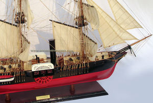 USS Susquehanna Wooden Model <b>Inflatable</b> <b>Toy</b> Accessory Craft Ship - Product Image 6