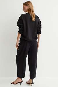 Sweat-shirts à col rond et à capuche pour femmes, 100% coton, à carreaux, style streetwear, avec logo frontal, effet délavé, pour l'hiver, vente en gros et personnalisables - Product Image 6