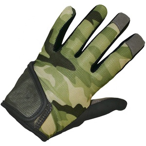 Full Finger Camouflage Outdoor Sports <b>Gloves</b> Breathable Wrist Length Polyester Cotton Material Spring Autumn Use - Product Image 2