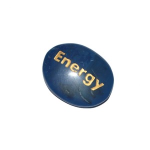 Piedra grabada de energía de ónix azul, piedra grabada de energía de ónix azul a precio bajo - Product Image 1