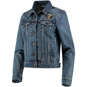 Women's Stylish and Durable Denim Jacket Custom Logo Winter Wear for Casual and Everyday Fashion Dyed with <b>Button</b> Decoration - Product Image 2