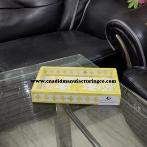 ถาดเสิร์ฟหอยมุกขนาดเล็กสีสันสดใสทำด้วยมือสำหรับโรงแรมและร้านอาหารสำหรับจัดเลี้ยงและตกแต่ง - Product Image 1