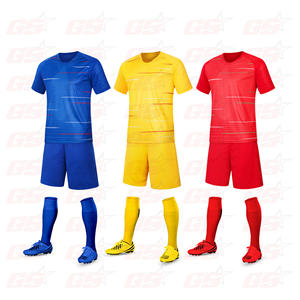 Custom factory new design cheap sublimation printing OEM logos soccer jersey wear for football club uniform Kits - Product Image 2