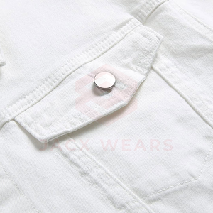 Chaqueta Vaquera para Hombre Más Vendida con Cuello Alto, Lista para el Invierno, 100% Algodón - Product Image 4