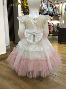 Vestido de fiesta para niña pequeña, diseño increíble, colección de ropa de fiesta, vestidos elegantes con flores grandes - Product Image 6