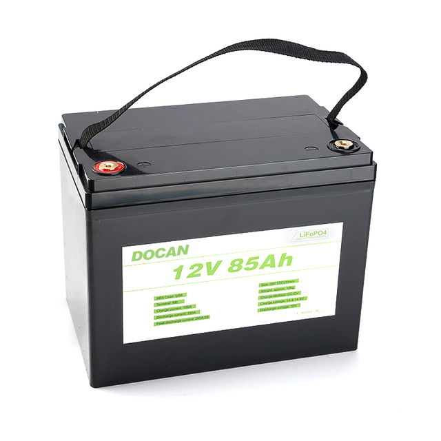 LiFePO4 Lithium Battery 12V 85Ah With BMS System Lifepo4 RV Battery Replacement Sealed Lead Acid Battery