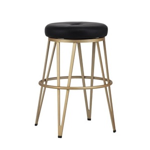 เก้าอี้รับประทานอาหารสีทองทำจากลวดเก้าอี้สำหรับตกแต่งห้องวาดรูป - Product Image 5