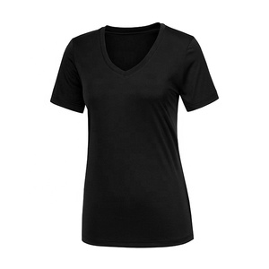 Casual Plain T <b>Shirt</b> Girls Plain Fashion Street Wear Plain Blank T-<b>Shirt</b> Custom 210gsm 100% Cotton Women Sleeve Breathable Tee - Product Image 3