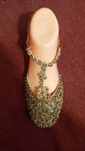 Pakistani <b>Khussa</b> Women's Indoor Flat <b>Shoes</b> Light Weight Mixed Colors for Spring IMPEXPO Khussey Impexpokhussa907 - Product Image 5